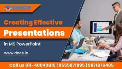 Creating Effective Presentations in MS PowerPoint.